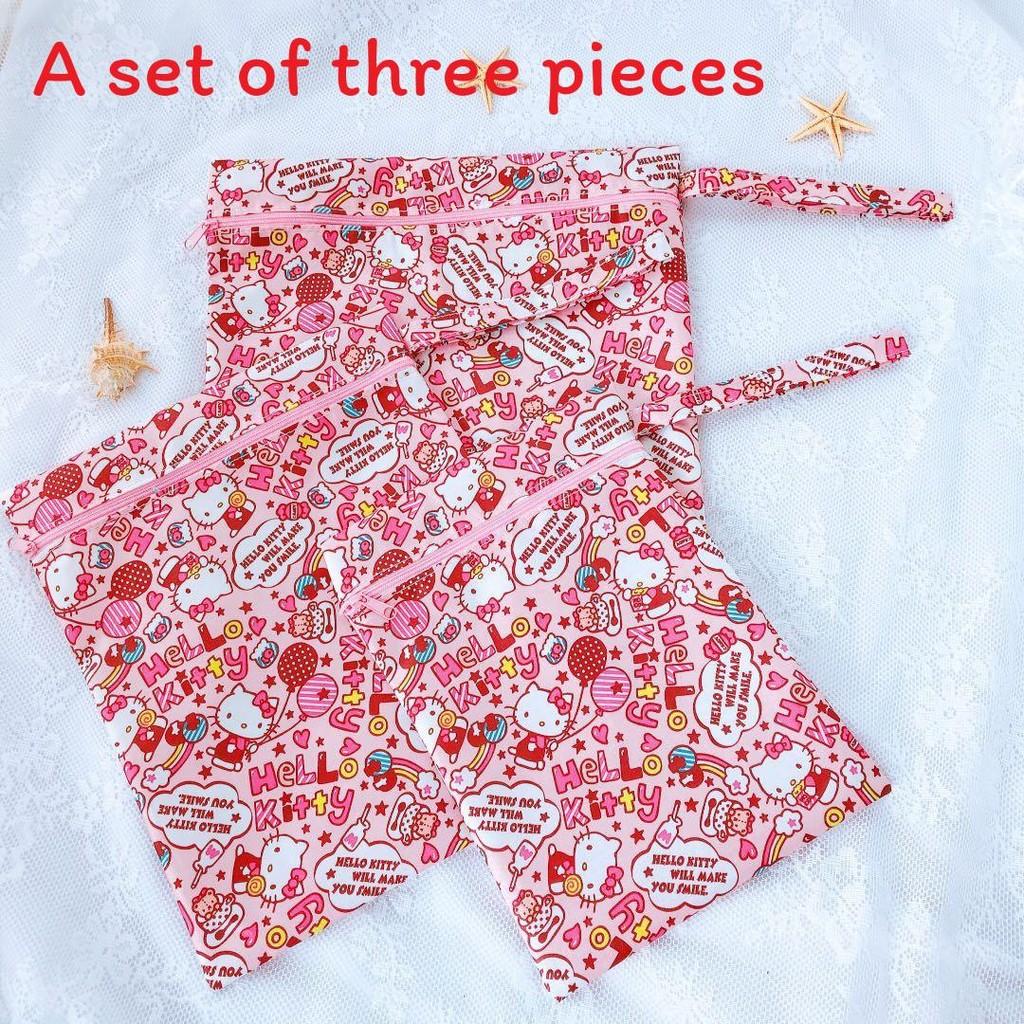 

Doraemon Cute Unicorn Pattern Waterproof Storage Set Bag Pink LettersKT