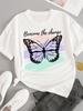(Asian Size) trend love flower Short Sleeve T-shirts Women's Top T Female Print  Fashion O-neck Casual Clothing  Graphic Tee