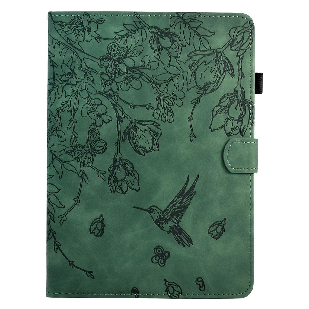 Für Lenovo Tab M10 (Generation 3) Hülle Blume Vogel Aufgedruckter Kartenhalter Leder Tablet-Hülle