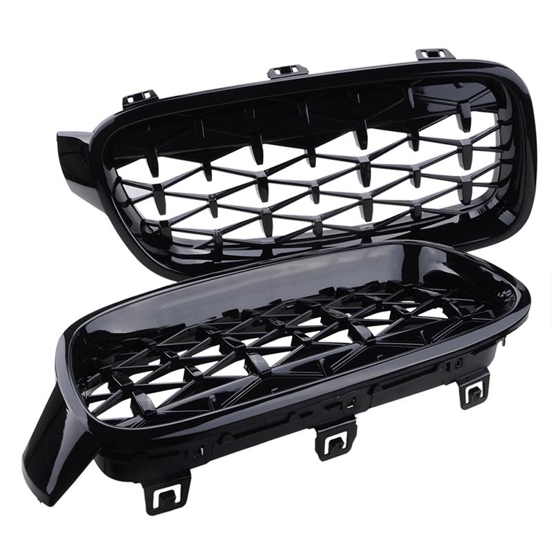 

Передний бампер, решетка для почек, гоночная решетка, стиль Метеор, подходит для BMW F30 F31 F35 3 серии 2012-2017, автомобильные аксессуары Grilles Glossy black