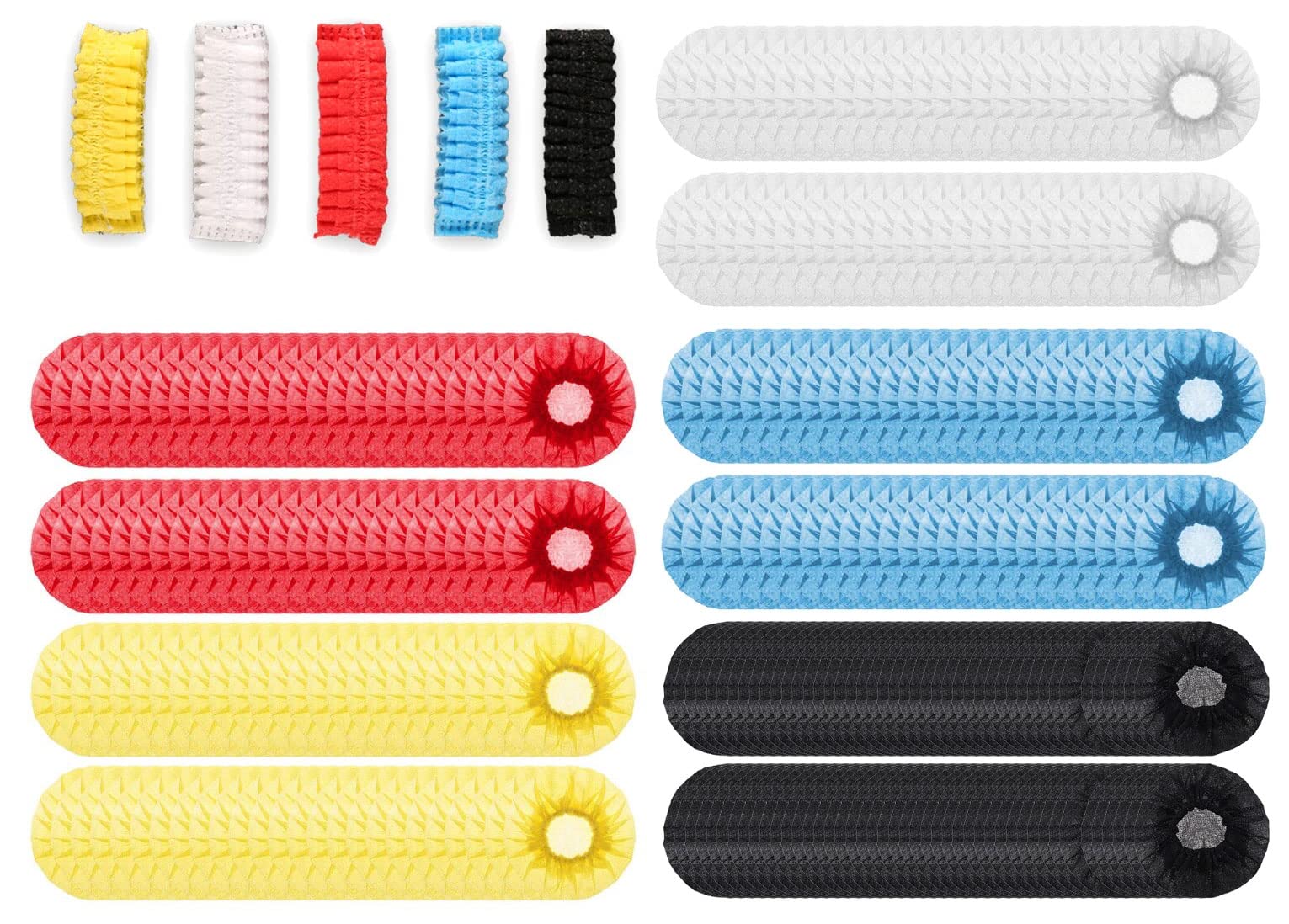 

Упаковка из 200 одноразовых чехлов для микрофона, защита от капельной инфекции, пыленепроницаемые чехлы для микрофона из нетканого материала для лекций и караоке, шум