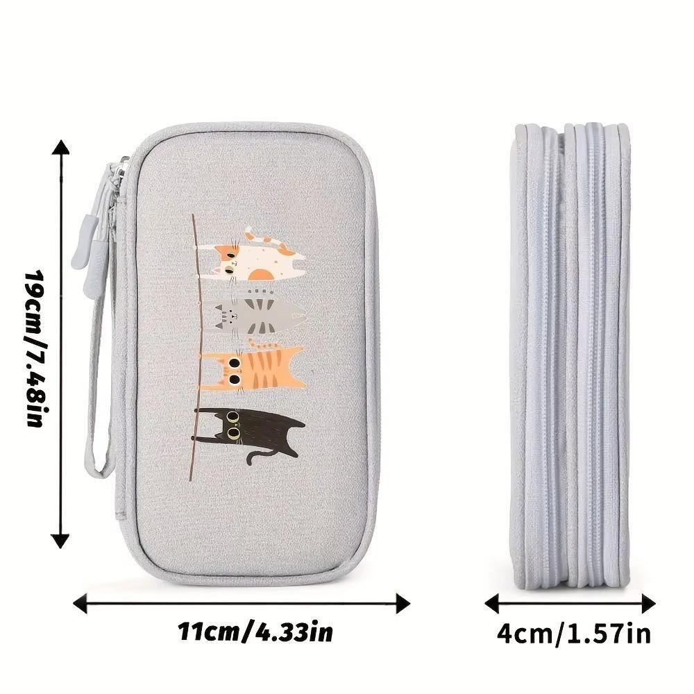 Multifunctional Storage Bag Large Capacity Travel Handbag Portable Phone Charger Bag