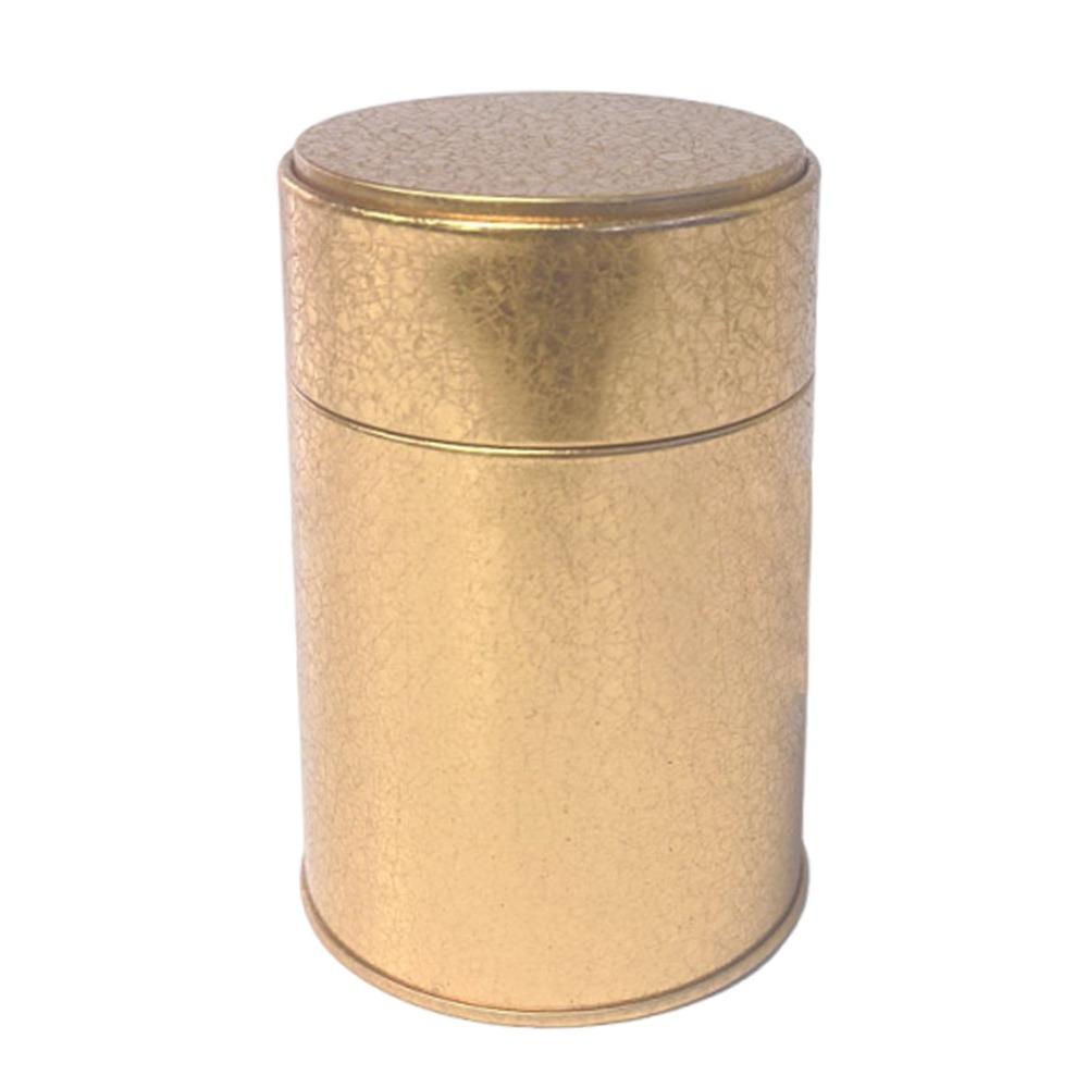 Circular Shape Tea Jar Mini Size Metal Box Organizer Tea Tin Tea Storage