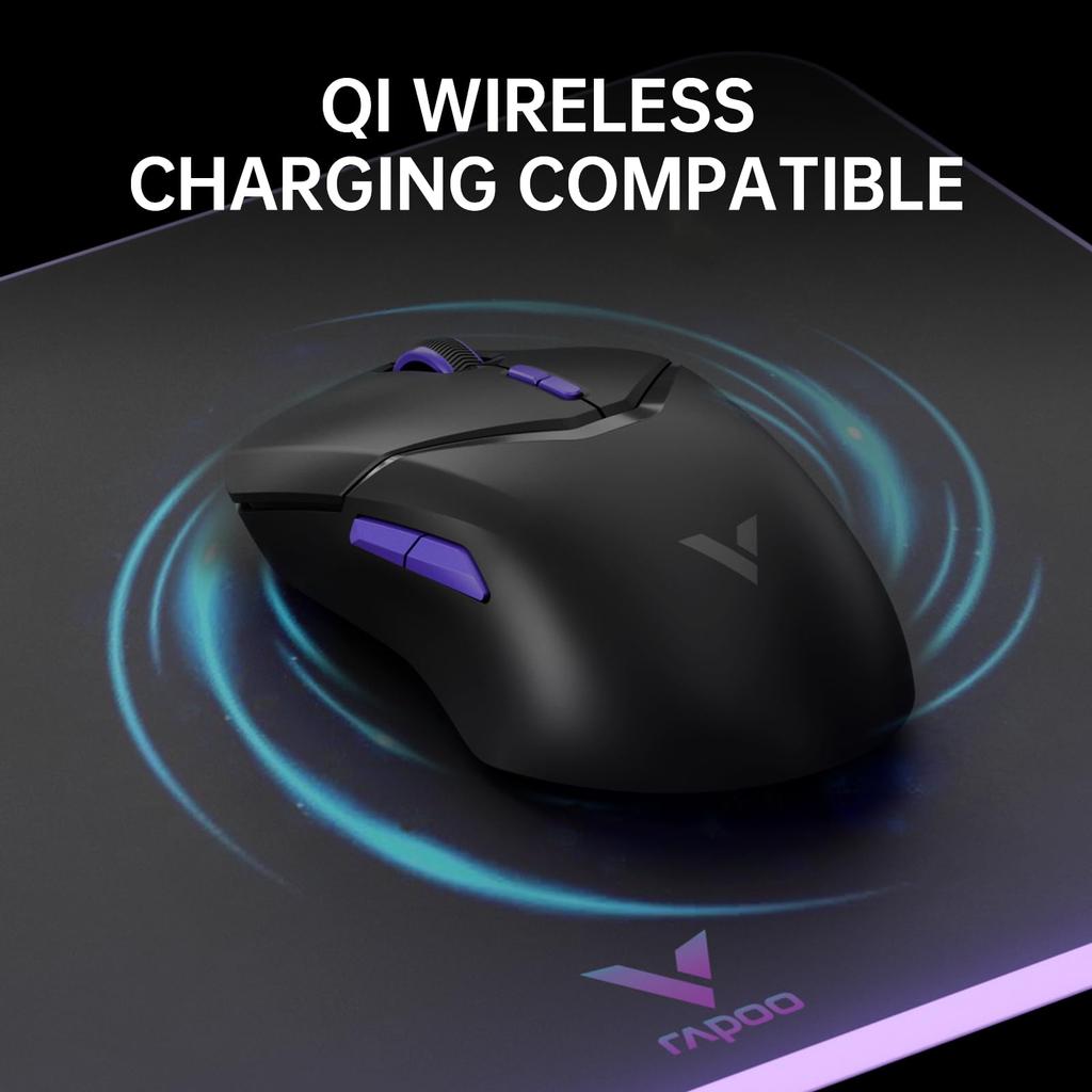 RAPOO VT9PRO4K Wireless Gaming Mouse, 26000DPI, 4K Polling, PAW3398 Sensor, Optical Mouse, 10 Programmable Buttons, 68g Lightweight, 180 Hours of