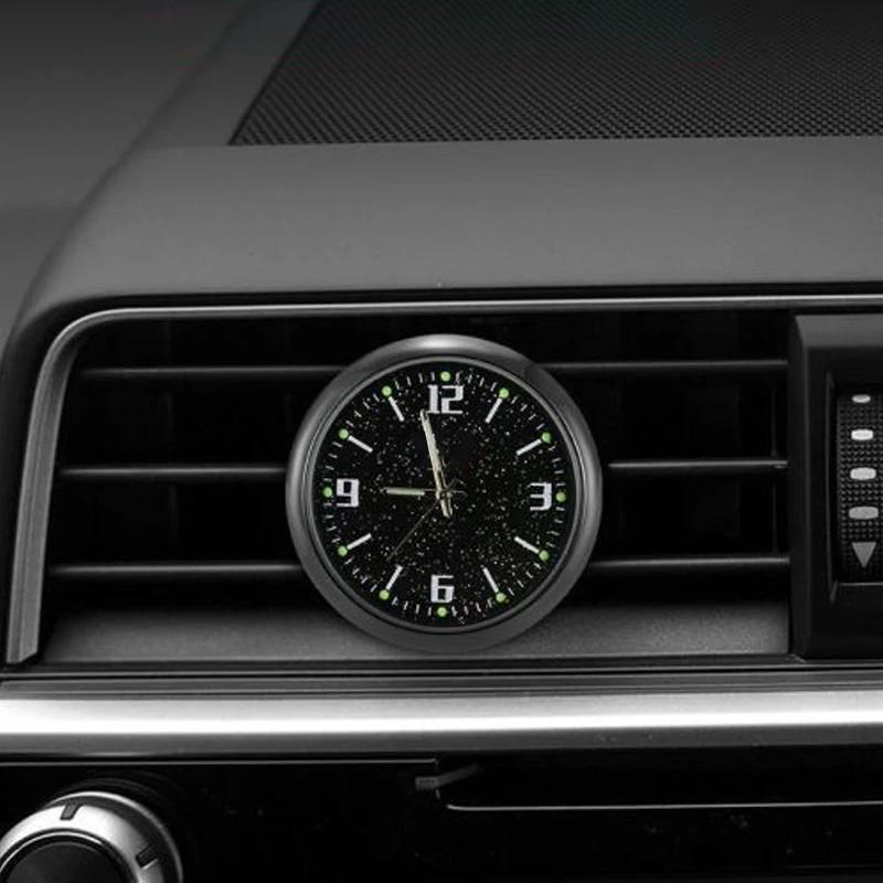 New 2026 Car Sticker Car Decoration Clock Watch Modified Car Interior Electronic Quartz For Ford Mustang Bronco GT Mach 1 Ecoboo