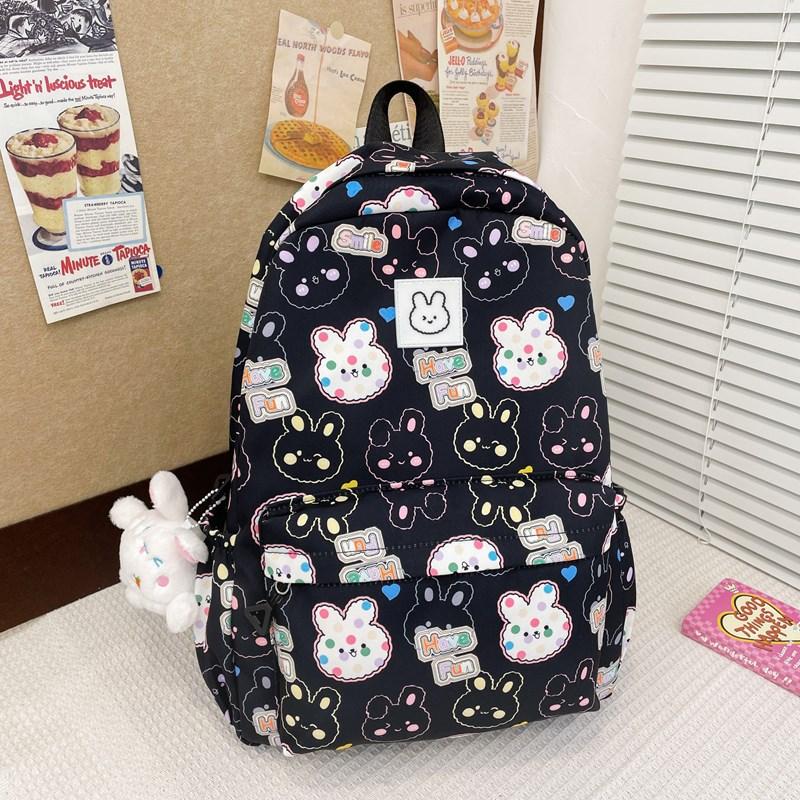 Kindergarten Primary School Students Schoolbag Cartoon Cute Bunny Baby Backpack Printed Children'S Bag