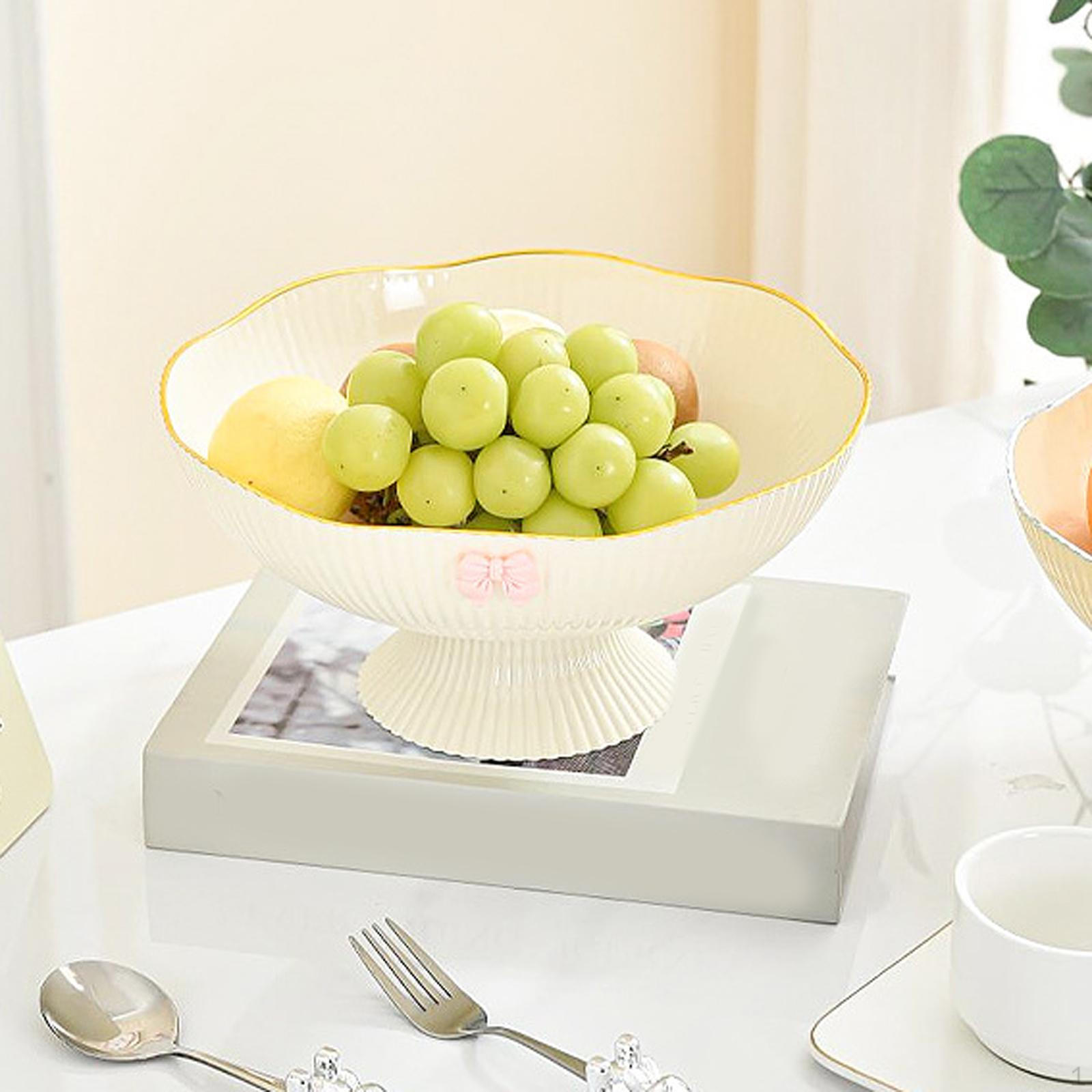 

Декоративная ваза на ножке Поднос для хранения еды и закусок Подставка для десертов TSION HELTER FEELING FORT для бежевый