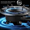 High Fire Stove Household Low-pressure Thickened Desktop Cast Iron Single Stove Kitchen Cooking Liquefied Gas Stove Black