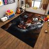 Fierce Tiger Printed Carpet for Living Room or Bedroom, Animal Design Suitable for Use As an Anti-slip for Living Room Bedroom Sofas