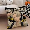 Sports Japanese Anime W-Wind Breaker Cushion Cover Throw Pillow Cover Hidden Button Durable Polyester Chair Cushion