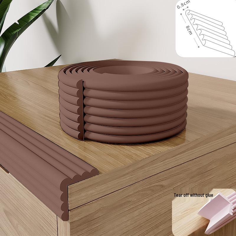 Soft Foam Edge and Corner Anti-Collision Protection Strip for Table, Window, Door, and Sill