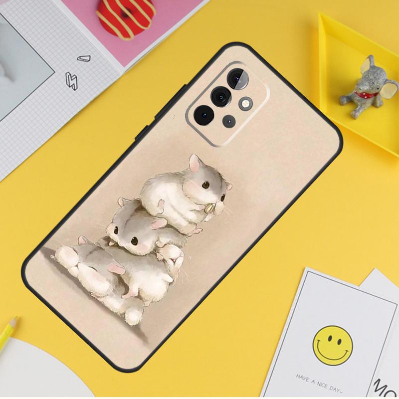 Hamsters Case For Samsung Galaxy A15 A17 A54 A34 A14 A13 A23 A33 A53 A52 A32 A12 A56 A36 A16 A35 A55