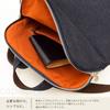 [creare Kiki] Men's Backpack, Small, Slim, Lightweight, Made in Japan, Okayama Denim, Thin Gusset, Toyooka Bag, Father's Day, Birthday Gift, Dom-004
