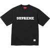 Collegiate Applique S/S Top Black