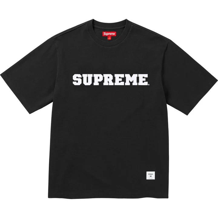 Supreme Collegiate Applique S/S Top Black L
