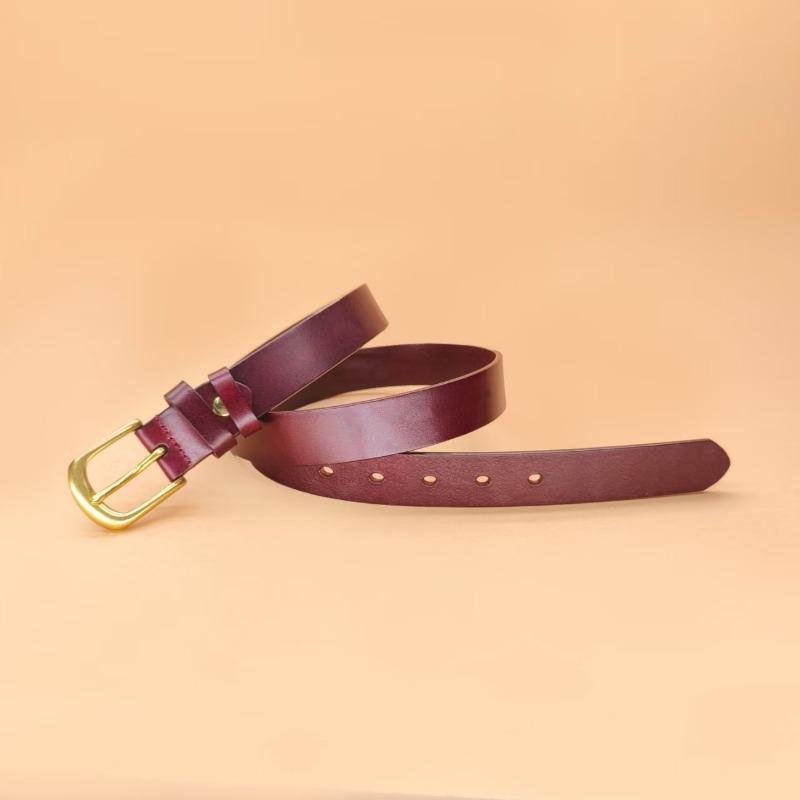 Simple Dress Decorative Belt Fashionable Alloy Pin Buckle Belt
