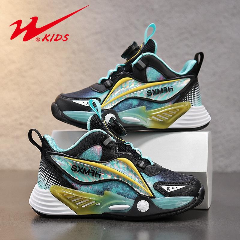 Classmates Boys and girls autumn and winter warm basketball shoes Children's velvet sports shoes