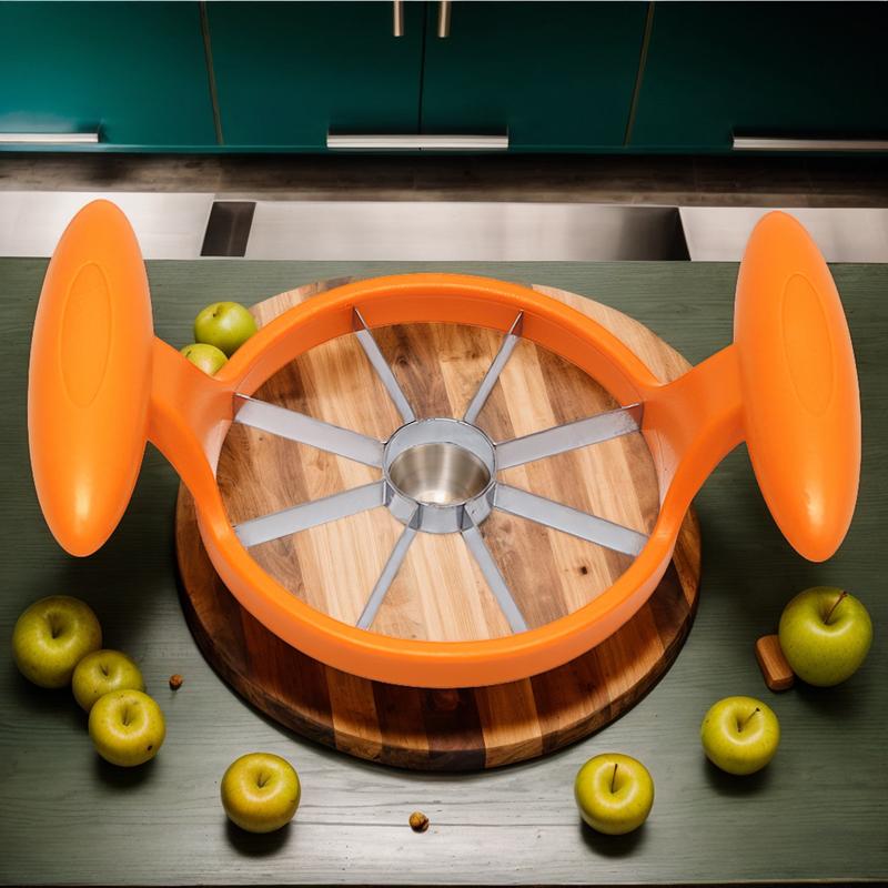 Fruit Wedger Stainless Steel Lightweight Pineapple Separator Non-Slip Grip Detachable Kitchen Gadget Manual Pear Divider For