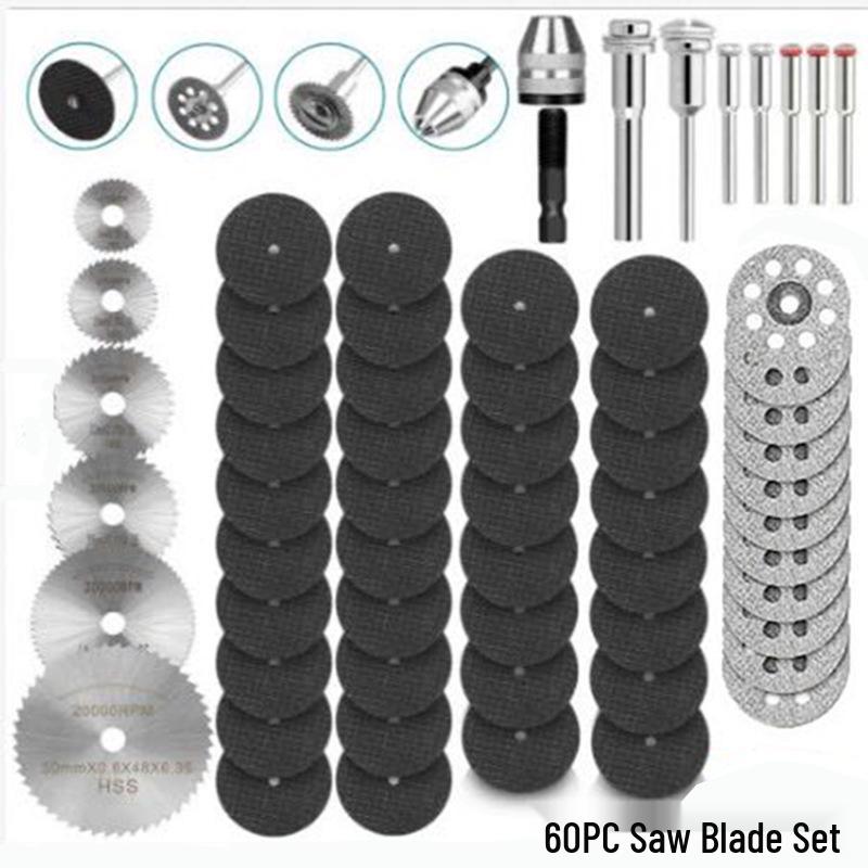 Power Drill Circular Saw Blade Set - High-Speed Steel Thin Cutting Disc for Woodworking and Electric Grinder