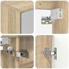 Bathroom Cabinet Set 5 pcs Sonoma Oak Wood Based Material
