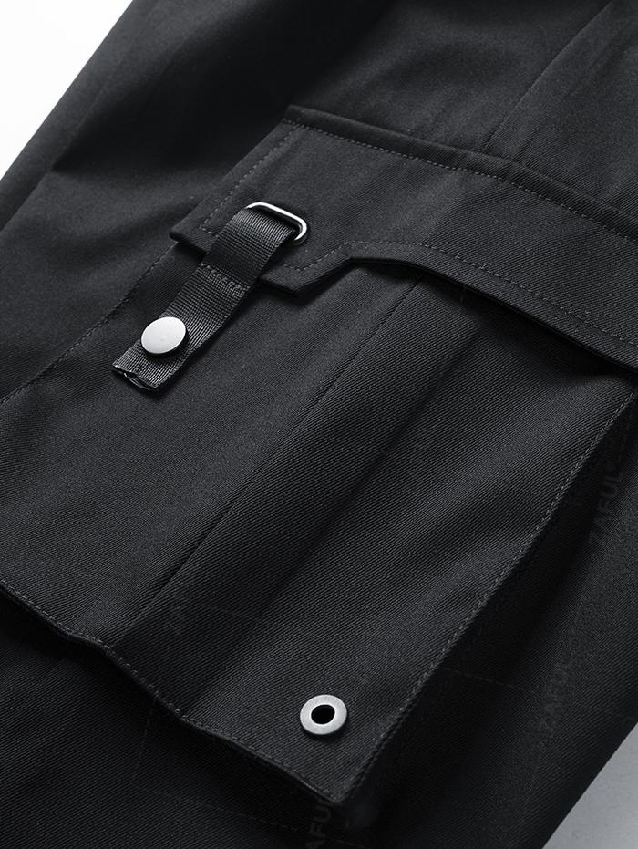 ZAFUL Multi-pockets Magic Tape Design Cargo Pants