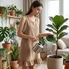 with Pocket Cooking Apron Stain-Resistant Baking Apron Portable Kitchen Apron  BBQ