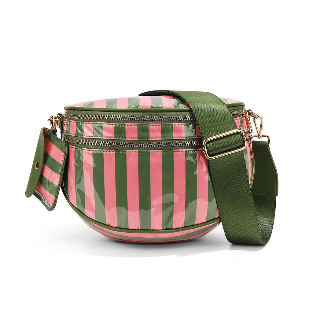 Women Adjustable Strap Crossbody Bag Vintage Shell Waist Bag Casual Daily Shoulder Purse