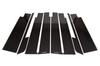 SecondStage Pillar Garnish Vehicles with Genuine Digital Carbon Style H006DCB (for Visors) /