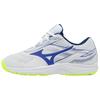 BREAK SHOT 5 AC Breathable Low Top Tennis Shoes Unisex White Blue 61GA254020