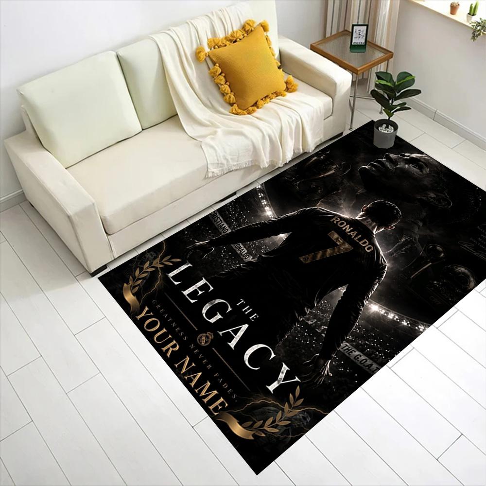 Cristiano Ronaldo (120) Customizable Name Floor Rug Office Rug Design for Decorate room Bedrooms Dining Room Study room Antislip Carpet