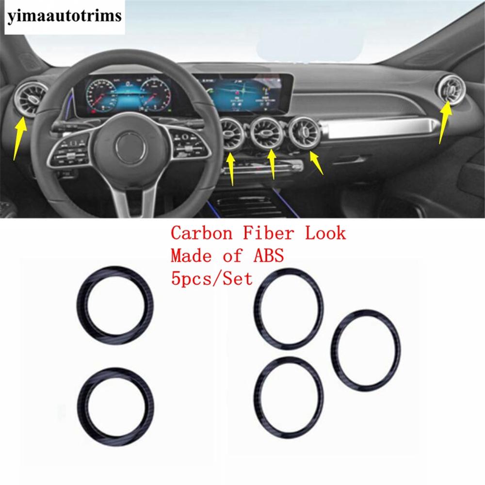 Central Control Dashboard Front Air AC Conditioning Outlet Vent Cover Trim Accessories For Mercedes-Benz GLB 200 X247 -2024