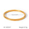 Fashion Classic Hollow Texture Stainless Steel Bracelet for Women, Non-fading Titanium Steel Bangle Hand Jewelry