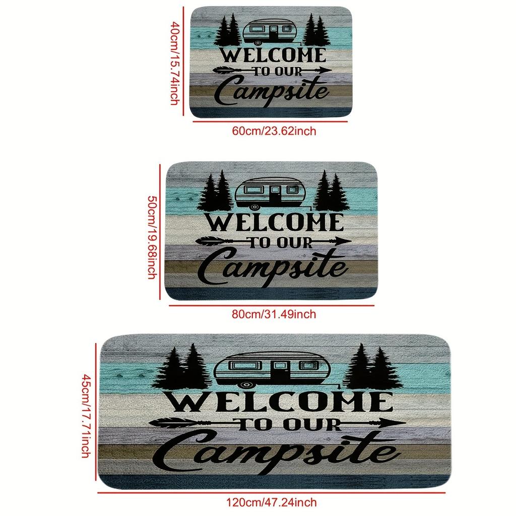 1 Stück Bodenmatte mit Holzmuster, moderner Küchenteppich aus Polyester, rutschfest, farbenfroh, für den Innenbereich, für Badezimmer, Schlafzimmer, Wohnzimmer, Dekoration