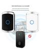 Wireless Waterproof Battery-Free Doorbell with Long-Range Remote for Home and Elderly Users