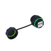 8 Core Panel Mount Ethernet Adapter Shielded Shielded CAT6A Socket  Network Installation