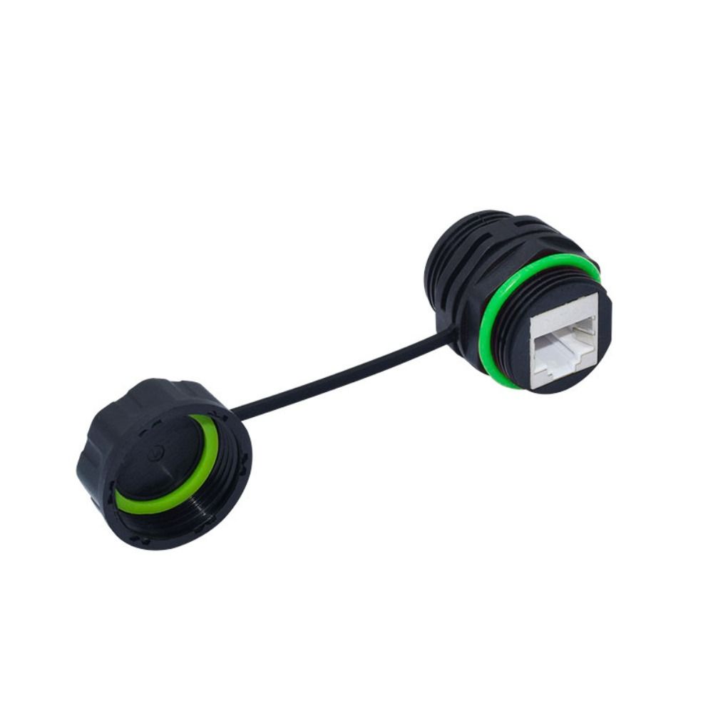 8 Core Panel Mount Ethernet Adapter Shielded Shielded CAT6A Socket  Network Installation