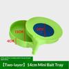 Fishing Bait Tray Storage Box 2/3 Layers Removable Hand Tray Durable Fishing Chair Tool for Outdoor Freshwater Fishing