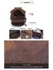 Retro Men's Genuine Leather Multi-functional Outdoor Waist Bag