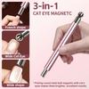 4-teiliges Katzenauge Magnetisches Nagelkunst-Set Katzenauge Gel-Nagellack Magnetische Werkzeuge Enthält Herzförmige Eisenplatte