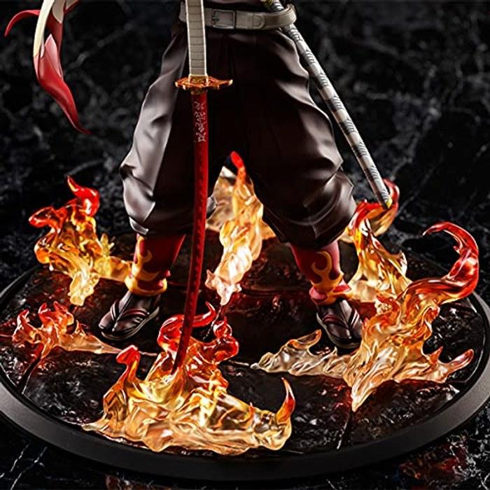 Aniplex Jump Demon Slayer: Kimetsu no Yaiba The Movie: Mugen Train Rengoku Kyoujurou 1/8 Scale Figure (White/Red/Yellow/Brown/Skin Tone)
