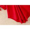 Women's Mid-Length Short Sleeve Chiffon Shirt Summer New Plus Size Loose Waist Slimming Chiffon Top