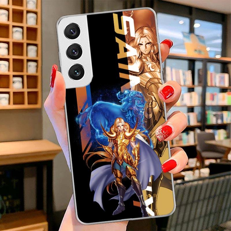 Anime Saint Seiya Cover Phone Case For Samsung Galaxy S26 S25 Edge S24 Ultra S23 S22 Plus S21 S20 FE Soft Fundas Shell Galaxy S2