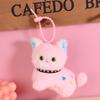 Niedliche Katze Plüschtier Schlüsselanhänger Cartoon Kätzchen Weiche Stoffpuppe Anhänger Autoschlüsselring Rucksack Tasche Dekor Kindergeschenk
