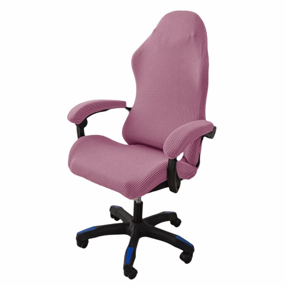 Solid Color Computer Chair Cover Elastic Seat Protectors Washable Gaming Chair Cover  Four Seasons