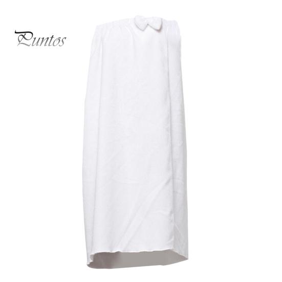 Asciugamano da Bagno con Decorazione a Fiocco in Microfibra con Chiusura Regolabile a Velcro, Stile Avvolgente sul Petto, Asciugamano da Bagno Elasticizzato a Fascia