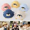50CM 1-3 Years Penguin Children Bucket Hat Thin Baby Girl's Hat Cartoon Beach Cap Outdoor