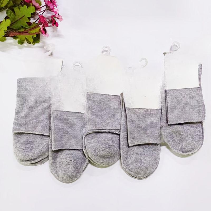 Ladies Spring and Summer Thin Simple Breathable Loose Mouth Cotton Socks