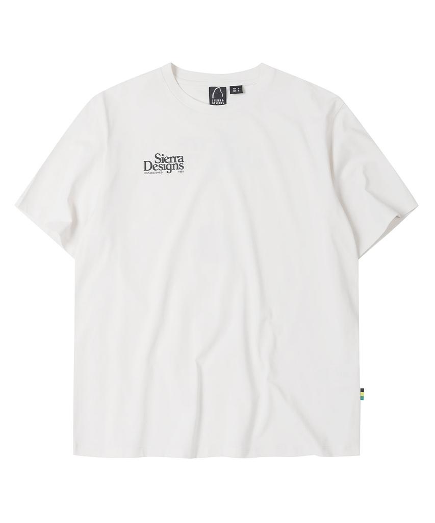 SIERRA DESIGNS Richmond Logo Chill-Lite Short Sleeve White