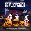 8.5FT Halloween Inflatables Pumpkin  Family With Built-in LED Lights, Halloween Blow Up Yard Decorations
