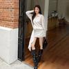 2026 Spring/Summer Women's Striped Shirt Dress - Casual Fashionable Bodycon Skirt Design